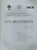 Cover: International Workshop on Robot and Human Communication 2000 - I.E.E.E.Press