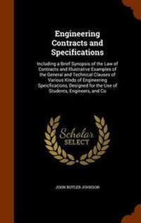 Enlarge image Cover: Engineering Contracts and Specifications - Arkose Press