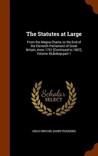 Enlarge image Cover: The Statutes at Large - Arkose Press