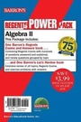 Cover: Regents Algebra II Power Pack - Barron's Educational Series Inc.,U.S.
