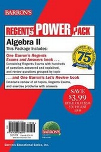 Enlarge image Cover: Regents Algebra II Power Pack - Barron's Educational Series Inc.,U.S.