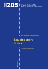 Abbildung von: Estudios sobre el léxico - Peter Lang Verlag