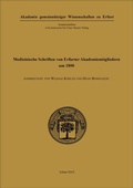 Cover: Medizinische Schriften von Erfurter Akademiemitgliedern um 1800 - Franz Steiner Verlag