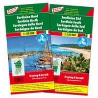 Abbildung von: Sardinien Nord und Süd, Autokarten-Set 1:150.000 - Freytag-Berndt und ARTARIA