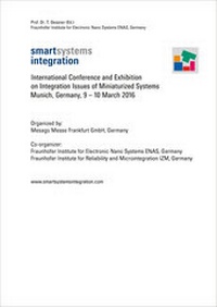 Enlarge image Cover: Smart Systems Integration 2016 - Wissenschaftliche Scripten