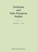 Cover: Tocharian and Indo-European Studies 16 - Museum Tusculanum Press