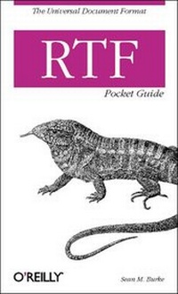 Abbildung von: RTF Pocket Guide - O'Reilly