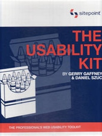 Enlarge image Cover: The Usability Kit - SitePoint Pty Ltd