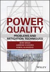 Enlarge image Cover: Power Quality Problems and Mitigation Techniques - Wiley