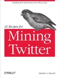Cover: 21 Recipes for Mining Twitter - O'Reilly