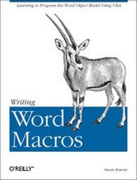 Abbildung von: Writing Word Macros - O'Reilly