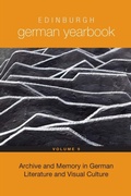 Cover: Edinburgh German Yearbook 9 - De Gruyter