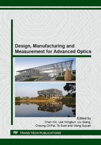Abbildung von: Design, Manufacturing and Measurement for Advanced Optics - Trans Tech Publications Ltd