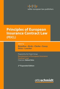 Enlarge image Cover: Principles of European Insurance Contract Law (PEICL) - Otto Schmidt Verlag