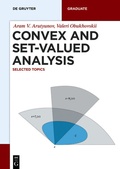 Cover: Convex and Set-Valued Analysis - De Gruyter