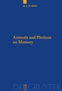 Cover: Aristotle and Plotinus on Memory - De Gruyter