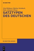Cover: Satztypen des Deutschen - De Gruyter