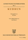 Cover: Kudrun - De Gruyter