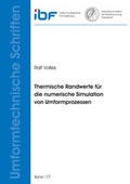 Cover: Thermische Randwerte f&uuml;r die numerische Simulation von Umformprozessen - Shaker