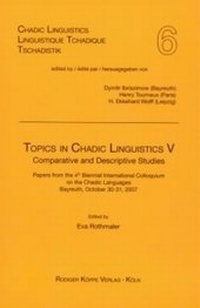 Enlarge image Cover: Topics in Chadic Linguistics V - Köppe, R