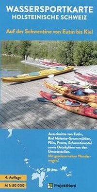 Abbildung von: Wassersportkarte Holsteinische Schweiz 1:30.000 - MapFox / Projekt Nord