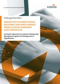 Cover: Analysis of Customer Service  Relevance in Business Models from a Service-Dominant Logic Perspective - VAWW - Verlag f&uuml;r angewandte Wirtschaftswissenschaften