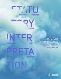 Enlarge image Cover: Statutory Interpretation - OUP Australia and New Zealand