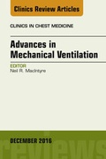 Cover: Advances in Mechanical Ventilation, An Issue of Clinics in Chest Medicine - Elsevier
