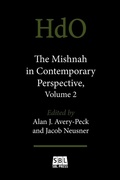 Cover: The Mishnah in Contemporary Perspective, Volume 2 - SBL Press