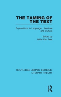Enlarge image Cover: The Taming of the Text - Routledge