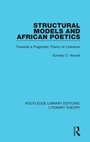 Cover: Structural Models and African Poetics - Routledge
