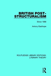 Enlarge image Cover: British Post-Structuralism - Routledge