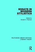 Cover: Essays in Modern Stylistics - Routledge