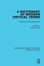 Cover: A Dictionary of Modern Critical Terms - Routledge
