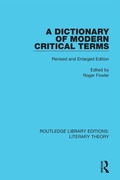 Cover: A Dictionary of Modern Critical Terms - Routledge