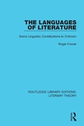 Cover: The Languages of Literature - Routledge
