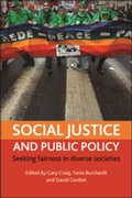 Cover: Social justice and public policy - Policy Press