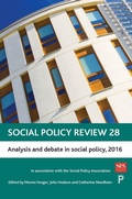 Cover: Social Policy Review 28 - Policy Press