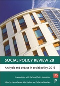 Cover: Social Policy Review 28 - Policy Press