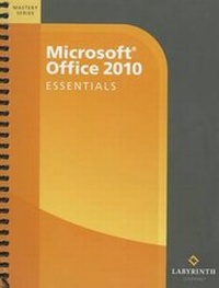 Enlarge image Cover: Microsoft Office 2010: Essentials - Labyrinth Publishing