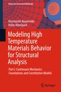 Cover: Modeling High Temperature Materials Behavior for Structural Analysis - Springer