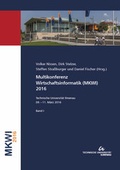 Cover: Multikonferenz Wirtschaftsinformatik (MKWI) 2016 - TU Ilmenau Universit&auml;tsbibliothek