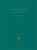 Cover: The Old Testament in Syriac according to the Peshi?ta Version, Part II Fasc. 1a. Job - Brill
