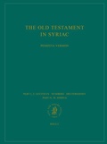Cover: The Old Testament in Syriac according to the Peshi?ta Version, Part I Fasc. 2. Leviticus; Numbers; Deuteronomy; Part II, Fasc. 1b. Joshua - Brill