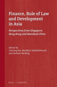 Enlarge image Cover: Finance, Rule of Law and Development in Asia - Martinus Nijhoff