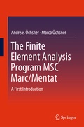 Cover: The Finite Element Analysis Program MSC Marc/Mentat - Springer