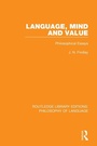 Cover: Language, Mind and Value - Routledge