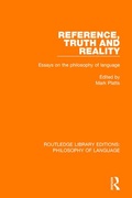Cover: Reference, Truth and Reality - Routledge