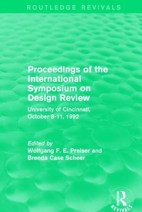 Enlarge image Cover: Proceedings of the International Symposium on Design Review (Routledge Revivals) - Routledge