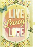 Cover: Premium Timer Big "Live Laugh Love" 2017 - Korsch Verlag